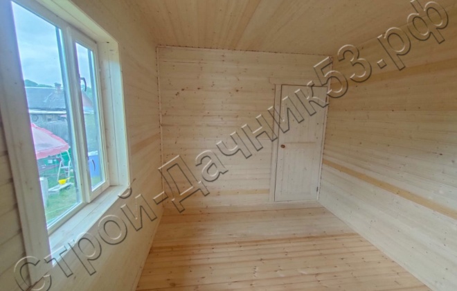 4 Каркасно-щитовой дом 78 М², Московская область, Серпуховский район, деревня Калугино. (6)